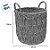 Kit Cesta Decorativa Caubi de Seagrass com Alça  - 3 unidades - Rizzo - Imagem 3