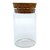 Pote de Vidro com Tampa Rolha - 5x10cm - 150ml - 1 unidade - Rizzo - Imagem 1
