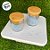 Pote de Vidro Âmbar Hermético com Tampa de Bambu - 5x6cm - 75ml - 1 unidade - Rizzo - Imagem 4