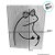 Carimbo de Madeira - Flork Grávida - P - 1 unidade - Rizzo - Imagem 2