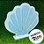 Concha em MDF com Suporte - Azul Claro - 25,3x23cm - 1 unidade - Rizzo - Imagem 5