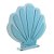 Concha em MDF com Suporte - Azul Claro - 25,3x23cm - 1 unidade - Rizzo - Imagem 2