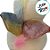 Unicórnio de Pelúcia com Asas Metálicas - Branco - 25cm - 1 unidade - Rizzo - Imagem 4