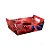Cesta de Papel Cartão - Teia Radical - Vermelho - 1 unidade - Cromus - Rizzo - Imagem 1