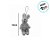 Mini Coelho Decorativo para Pendurar - Lilás - 10cm - 1 unidade - Cromus - Rizzo - Imagem 2