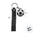 Chaveiro Bola de Futebol - Preto - 3cm - 1 unidade - Rizzo - Imagem 2