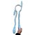 Tiara Orelha Coelho com Movimento - Azul - 55cm - 1 unidade - Rizzo - Imagem 3