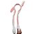 Tiara Orelha Coelho com Movimento - Branco - 55cm - 1 unidade - Rizzo - Imagem 3