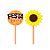 Pick Decorativo - Festa Junina e Girassol - 26cm - 2 unidades - Rizzo - Imagem 1