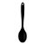 Mini Colher de Silicone - Preta - 20,5x4cm - 1 unidade - Clink - Rizzo - Imagem 1