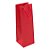 Sacola de Papel Garrafa com Cordão 35x11x9cm - Vermelho - 10 unidades - Rizzo - Imagem 1