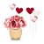 Pick Decorativo - Casamento Escarlate  - 8 unidades - Cromus - Rizzo - Imagem 1