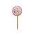 Pick Decorativo - Coelho Rosa  - 12 unidades - Rizzo - Imagem 1