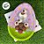 Bandeja de Metal Decorativa de Páscoa - Coelha Happy Easter - 26x18x3cm - 1 unidade - Rizzo - Imagem 3