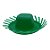Forminha para Doces - Mini Chapéu de Festa Junina - Verde - 7,5x3cm - 12 unidades - Rizzo - Imagem 1