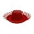 Forminha para Doces - Mini Chapéu de Festa Junina - Vermelho - 7,5x3cm - 12 unidades - Rizzo - Imagem 1