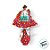 Saco Express 39x39cm para Ovos de 350g a 500g - Power Mix Vermelho  - 25 unidades - Cromus - Rizzo - Imagem 2