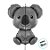 Balão de Festa Metalizado 33" 84cm - Koala Baby - 1 unidade - Rizzo - Imagem 2