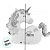 Balão de Festa Metalizado 30" 76cm - Maritime Unicorn - 1 unidade - Rizzo - Imagem 2