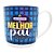 Caneca de Porcelana - Mehor Pai - 360ml - 1 unidade - Allmix Presentes - Rizzo - Imagem 1