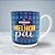 Caneca de Porcelana - Mehor Pai - 360ml - 1 unidade - Allmix Presentes - Rizzo - Imagem 1