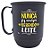 Caneca de Alumínio - Nunca Fiz Amigos - 500ml - 1 unidade - Allmix Presentes - Rizzo - Imagem 1