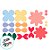 Kit Decorativo - Flores Tropicais - 25 unidades - Junco - Rizzo - Imagem 2