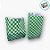 Saquinho de Papel - Xadrez Verde Escuro Mod 3 - 7,5x18cm - 50 unidades - Rizzo - Imagem 3
