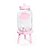 Suqueira com Banquinho Rosa 3800ml - 14,5x27,5cm - 1 unidade - Cromus - Rizzo - Imagem 1