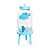 Suqueira com Banquinho Azul 3800ml - 14,5x27,5cm - 1 unidade - Cromus - Rizzo - Imagem 1
