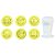 Kit Carimbos Emoções Amarelo - 2cm - 6 unidades - BlueStar - Rizzo - Imagem 1