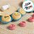 Kit Carimbos Emoções Amarelo - 2cm - 6 unidades - BlueStar - Rizzo - Imagem 3