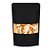 Saco de Papel Preto com Visor Stand Up Pouch Zip 18x26x4cm - Hermético e Impermeável Dentro e Fora - 50 un - Rizzo - Imagem 1