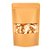 Saco de Papel Kraft com Visor Stand Up Pouch Zip 18x26x4cm - Hermético e Impermeável Dentro e Fora - 50 un - Rizzo - Imagem 1