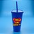Copo com Tampa e Canudo - Super Pai - 600ml - 1 unidade - Rizzo - Imagem 1