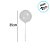 Balão Bubble LED Branco 35cm - 1 unidade - Cromus - Rizzo - Imagem 2