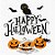 Transfer Para Balão Lettering - Happy Halloween - 1 unidade - Cromus - Rizzo - Imagem 1