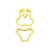 Kit Cortador Lingerie com 2 peças BlueStar Rizzo Confeitaria - Imagem 1