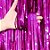 Cortina Decorativa Metalizada Glitter Pink 1x2m - 1 unidade - Rizzo - Imagem 1