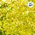 Confete Mini Bolinha Nacarado 15g - Neon Amarelo - 1 unidade - Rizzo - Imagem 2