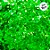 Confete Mini Bolinha Nacarado 15g - Neon Verde - 1 unidade - Rizzo - Imagem 2