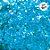 Confete Mini Bolinha Nacarado 15g - Neon Azul - 1 unidade - Rizzo - Imagem 2