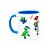 Caneca de Cerâmica Toy Story - 350ml - 1 unidade - Zona Criativa - Rizzo - Imagem 1