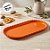 Bandeja Esfera Acrílica Durável Oval - Laranja - 25x13cm - 1 unidade - Rizzo - Rizzo - Imagem 1