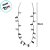 Enfeite Decorativo de Natal - Colar 8 Leds Piscantes - 80cm - 1 unidade - Cromus - Rizzo - Imagem 2