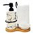 Kit para Banheiro 4 Peças em Cerâmica - Marmore - 350ml - 1 unidade - Rizzo - Rizzo - Imagem 1