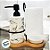Kit para Banheiro 4 Peças em Cerâmica - Marmore - 350ml - 1 unidade - Rizzo - Rizzo - Imagem 6