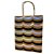 Sacola de Papel Kraft para Presente Ondulada Metalizada - Prata - 31x25x11cm - 1 unidade - Rizzo - Imagem 1