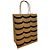 Sacola de Papel Kraft para Presente Ondulada Metalizada - Prata - 31x25x11cm - 1 unidade - Rizzo - Imagem 2