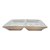 Petisqueira Decorativa de Natal de Cerâmica - Retangular Floresta Branca - 26x15cm - 1 unidade - Rizzo - Imagem 1